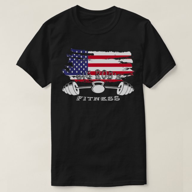 Camiseta Big Rob Fitness (Diseño del anverso)