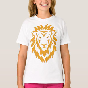 Camiseta Big Simple Roaring Gold Lion