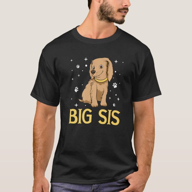 Camiseta Big Sis Para Big Little Brother Siblers Mat (Anverso)