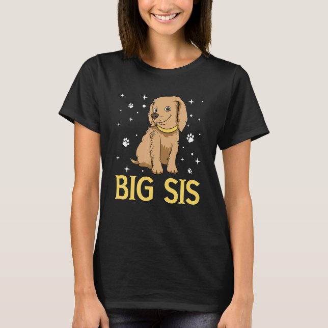 Camiseta Big Sis Para Big Little Brother Siblers Mat (Anverso)