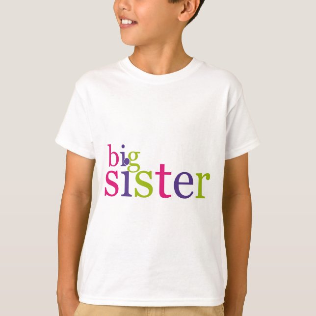 Camiseta Big Sister (Anverso)