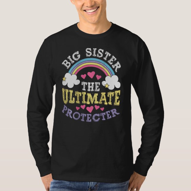 Camiseta Big Sisters The Ultimate Protectors Backprint Big  (Anverso)