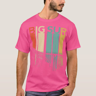 Camiseta Big Sur California Beach Central Coast Retro Fores