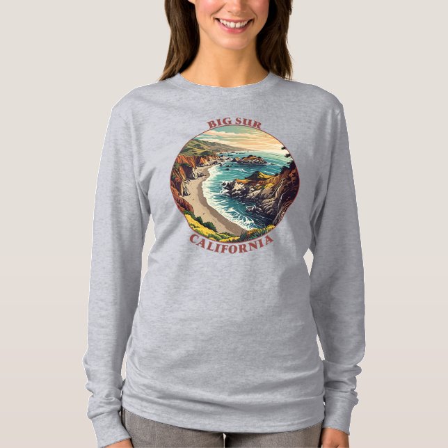 Camiseta Big Sur California EE.UU. (Anverso)