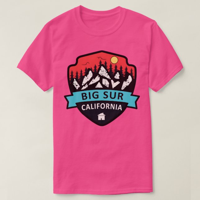 Camiseta Big Sur California TShirt (Diseño del anverso)