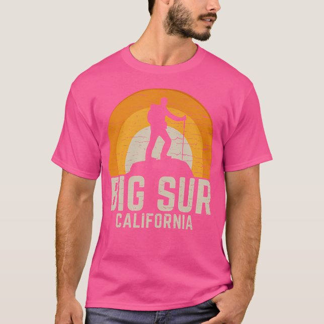 Camiseta Big Sur California - Viaje Big Sur Senderismo (Anverso)