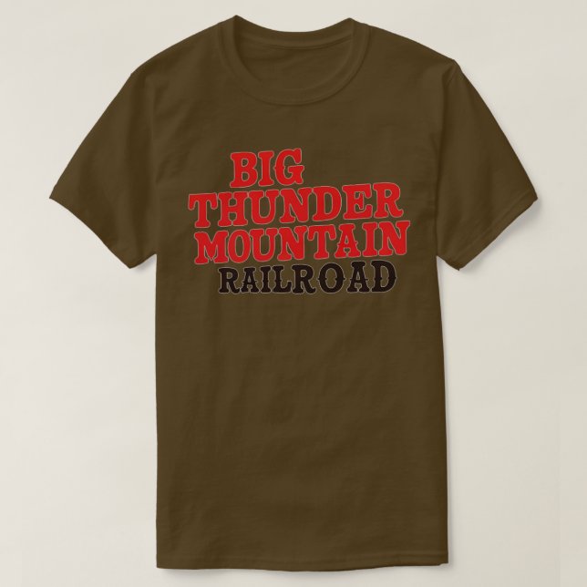 Camiseta Big Thunder Mountain Railroad TShirt (Diseño del anverso)