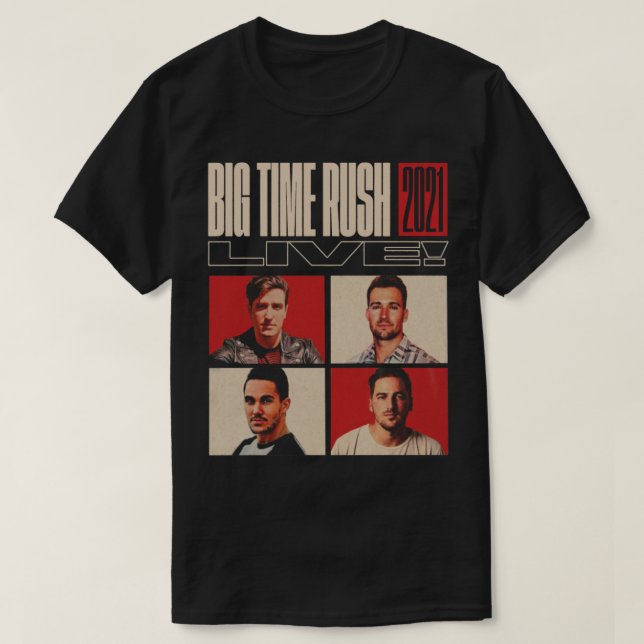 Camiseta Big time Rush BTR Big time Rush BTR (Diseño del anverso)