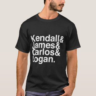 Camiseta Big Time Rush Helvetica Lista
