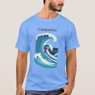 Camiseta Big Wave Surfer Thunder_Cove