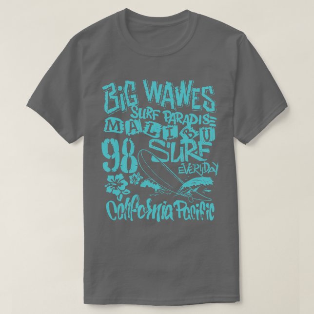 Camiseta Big Waves California Pacific (Diseño del anverso)