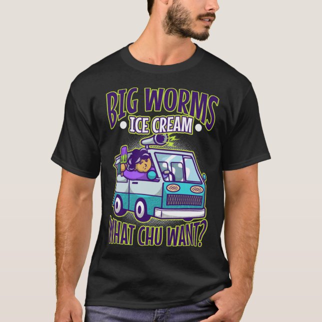 Camiseta Big worms ice cream truck  1 (Anverso)