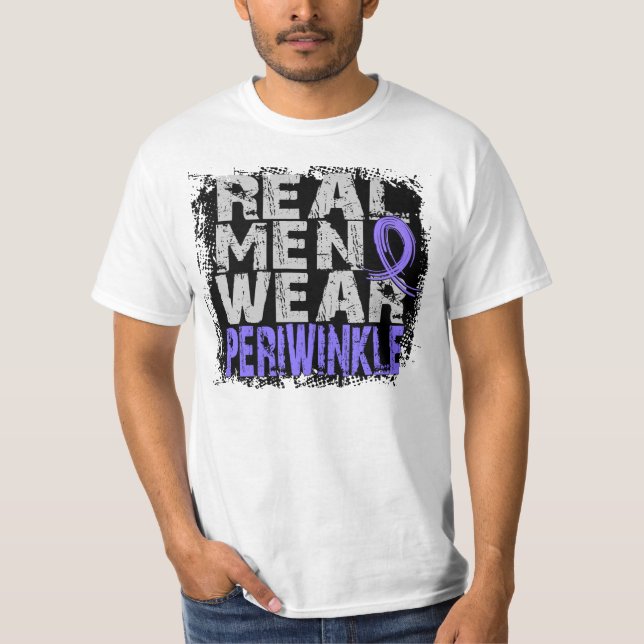 Camiseta Bígaro real del desgaste de hombres del cáncer del (Anverso)