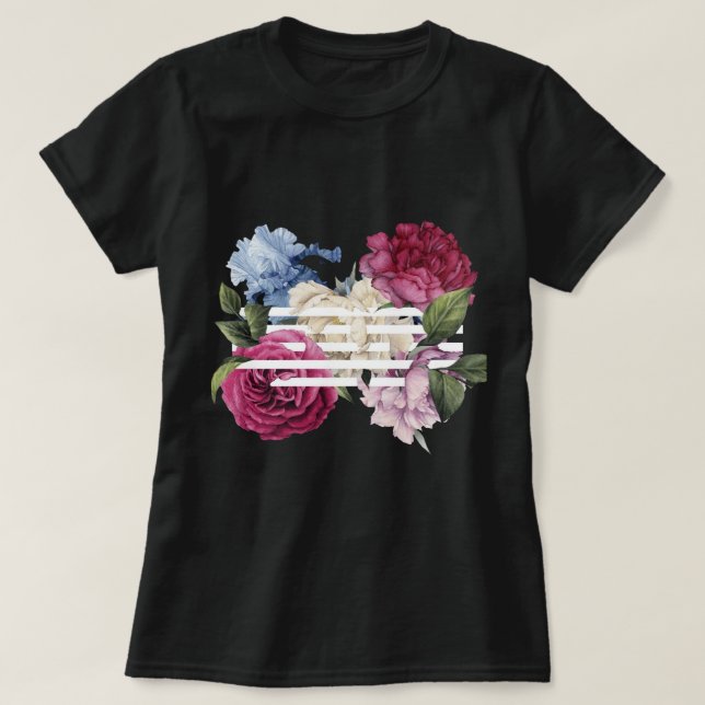 Camiseta BIGBANG Flower Road - Blanco (Diseño del anverso)