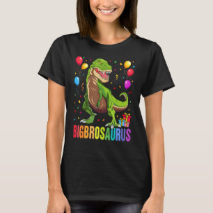Camiseta Bigbrosauro Rex Dinosaur Big Bro Saurus Brother F