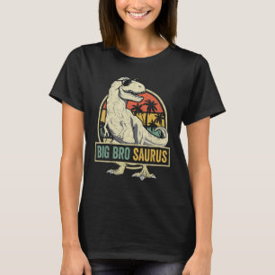 Camiseta Bigbrosauro T Rex Dinosaur Big Bro Saurus Brother