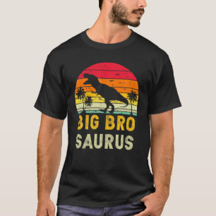 Camiseta Bigbrosauro T Rex Dinosaur Gran Hermano Saurus Ret