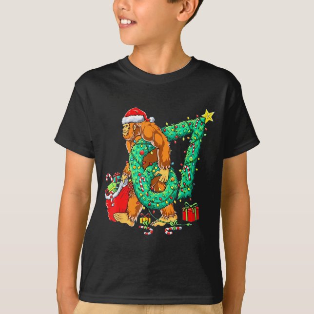 Camiseta Bigfoot 67 Meme Christmas Tree 67 Baseball Lifesty (Anverso)