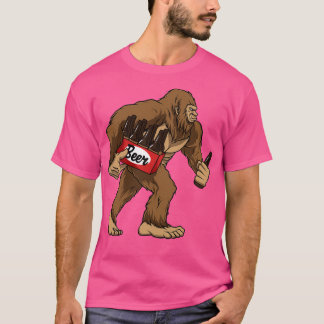 Camiseta Bigfoot Beer Funny Sasquatch Yeti