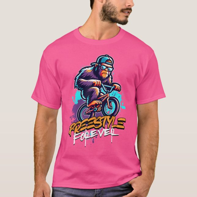 Camiseta Bigfoot Bmx FreeRider Life es mejor Bmx (Anverso)