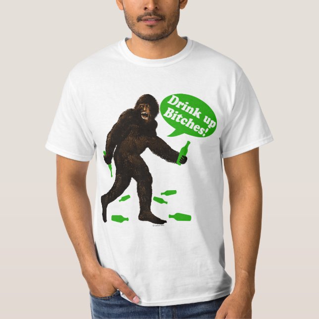 Camiseta Bigfoot borracho (Anverso)