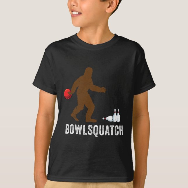 Camiseta Bigfoot Bowling Gift Sasquatch Gifts Bowler Byll P (Anverso)