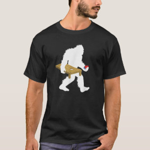 Camiseta Bigfoot Cornhole Sasquatch Críptido Bolsa Lanzamie