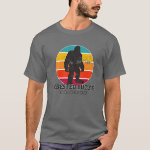 Camiseta Bigfoot Crested Butte Colorado Sasquatch Retro