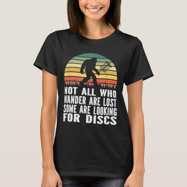 Camiseta Bigfoot Disk Golf Sasquatch Yeti Frisbee Golf (Anverso)