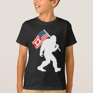 Camiseta Bigfoot divertido Canadá El estado 51 Trump Canadá