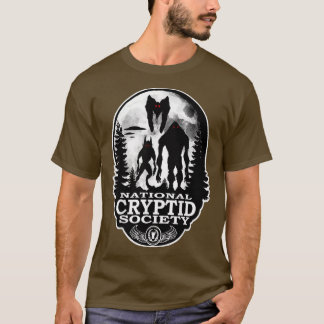 Camiseta Bigfoot Dogman Mothman UFO Sociedad Nacional Cript