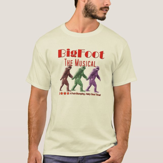Camiseta Bigfoot el Musical (Anverso)