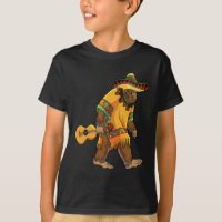 Bigfoot El Squatcho Cinco De Mayo Mexican Poncho S