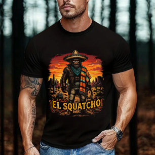 Camiseta Bigfoot El Squatcho Mexicano Cinco de Mayo