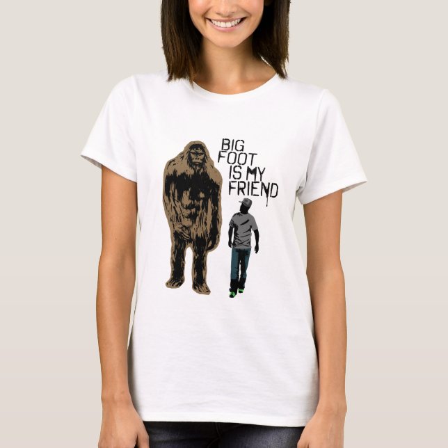 Camiseta Bigfoot es mi amigo (Anverso)