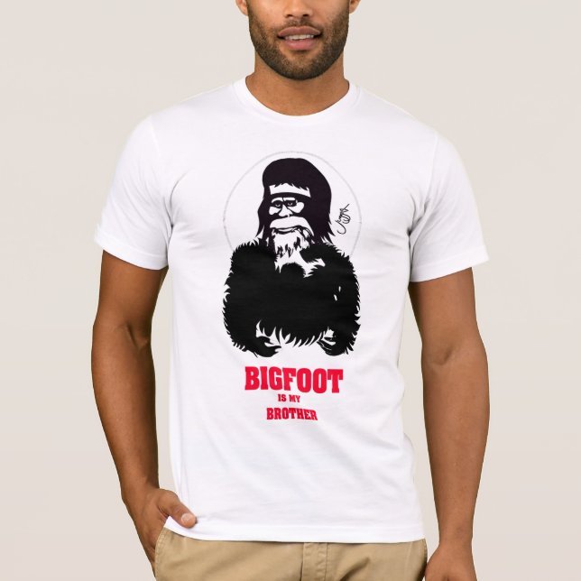 Camiseta Bigfoot es mi hermano (Anverso)