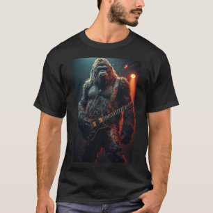 Camiseta Bigfoot estrella de rock