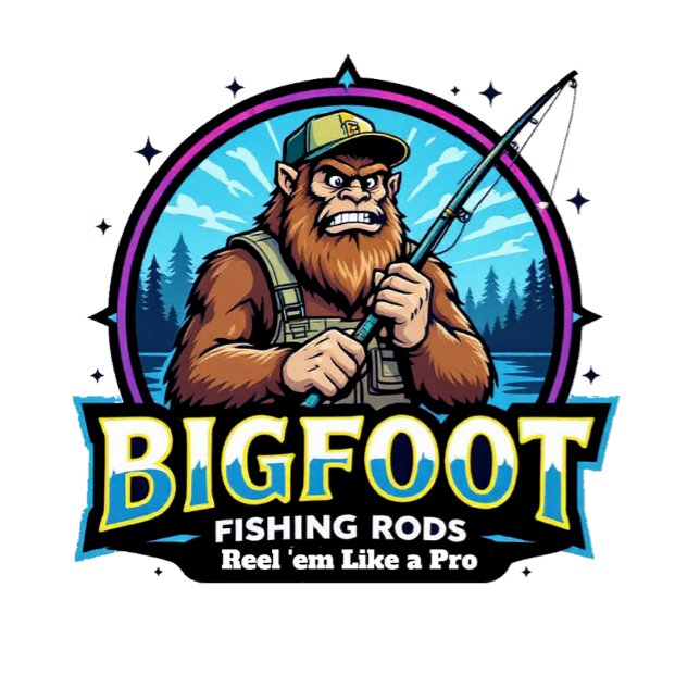 Camiseta Bigfoot Fishing Rods Reel 'em Like A Pro (Subido por el creador)