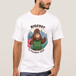 Camiseta Bigfoot For President 2028