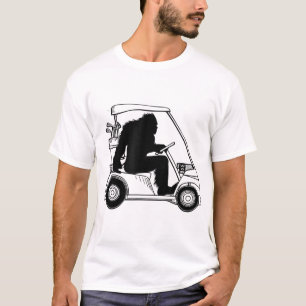Camiseta Bigfoot Golf Sasquatch Driing Cart Apparel