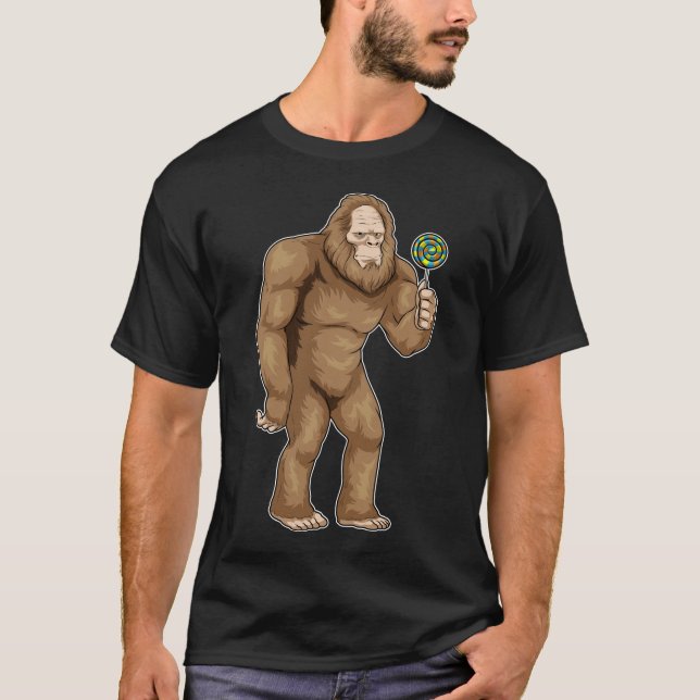 Camiseta Bigfoot Halloween Lollipop (Anverso)