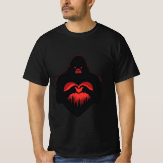Camiseta Bigfoot Heart San Valentín Unisex, Amor