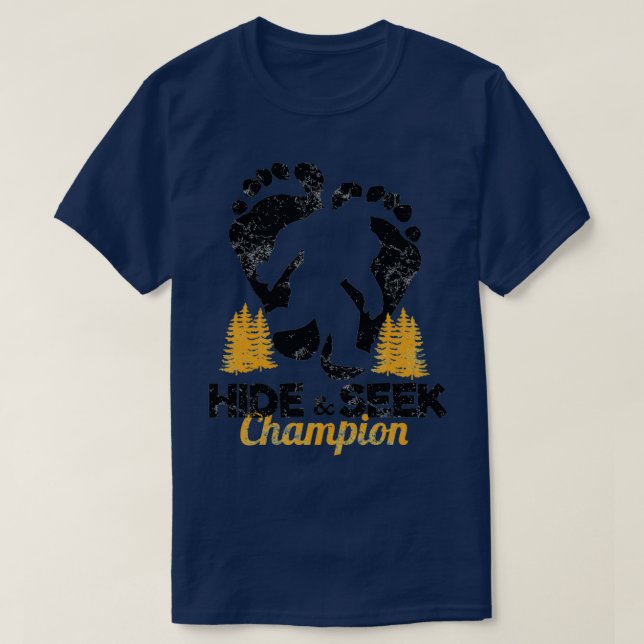 Camiseta Bigfoot Hide and Seek Champion (Diseño del anverso)
