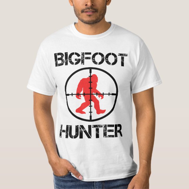 Camiseta Bigfoot Hunter Funny Bigfoot Lover (Anverso)