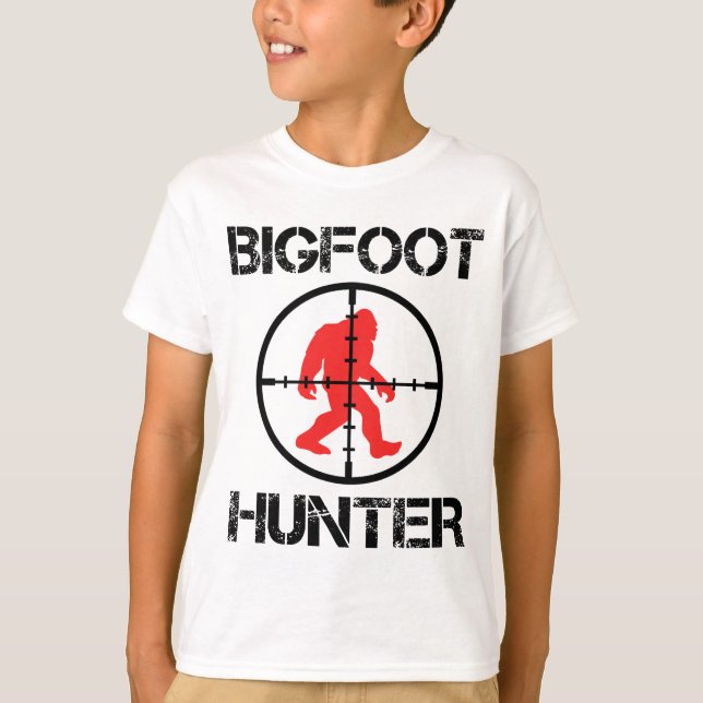 Camiseta Bigfoot Hunter Funny Bigfoot Lover (Anverso)