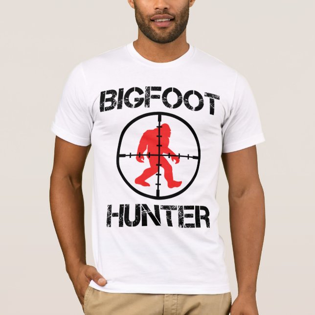 Camiseta Bigfoot Hunter Funny Bigfoot Lover (Anverso)