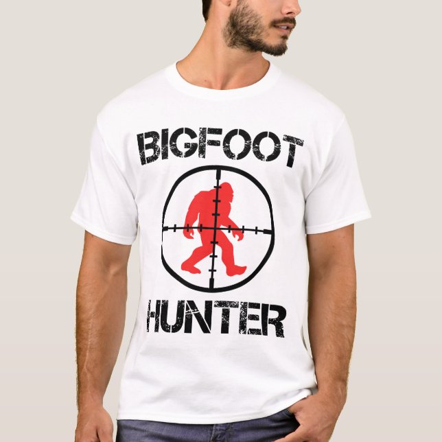 Camiseta Bigfoot Hunter Funny Bigfoot Lover (Anverso)