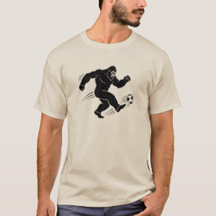 Camiseta Bigfoot Jugando Fútbol