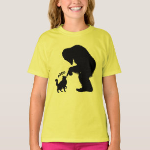 Camiseta Bigfoot Juguetón Gato de Pelo Largo Boop