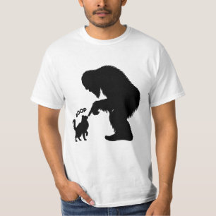Camiseta Bigfoot Juguetón Gato de Pelo Largo Boop